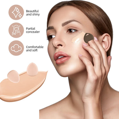 Zestaw do makijażu LumaBlush pędzelki + gąbeczki